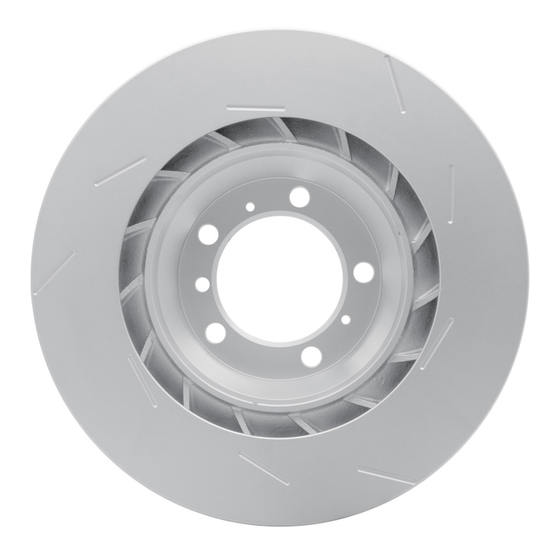 Porsche Panamera Brake Rotor (1) - Left Rear - R1 Concepts - GeoSPEC Coated Rotor - Slotted - `10-`16